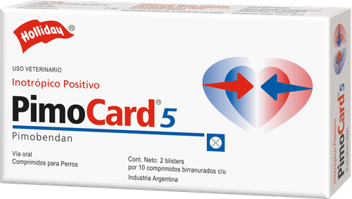 Pimocard 5 mg – Inotrópico positivo y vasodilatador periférico.( venta con receta)